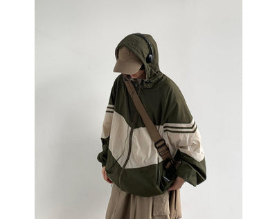 DANILO - Übergroße Vintage-Bomberjacke