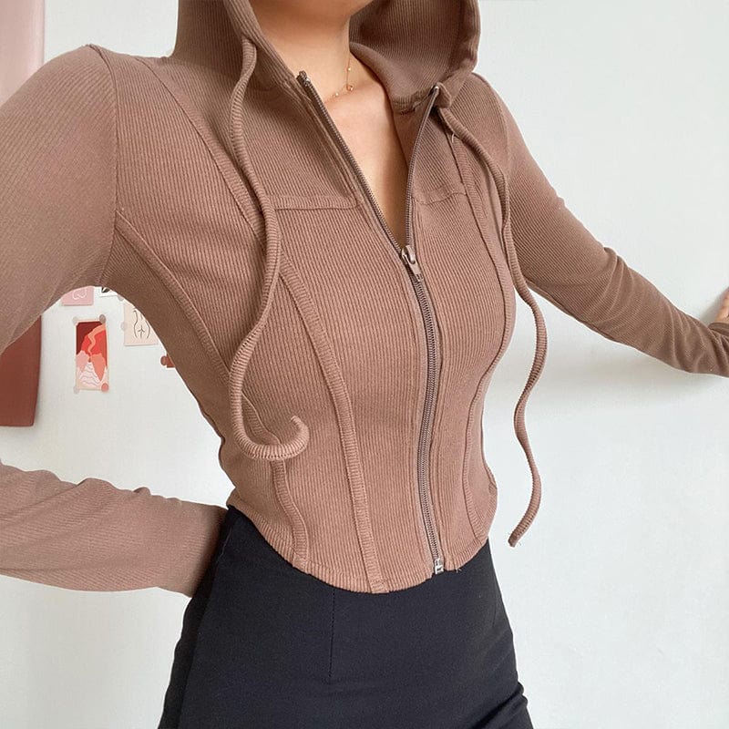 DEBORAH - Slim Fit Kurzer Cardigan