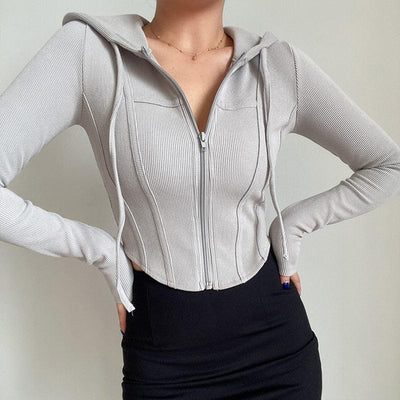 DEBORAH - Slim Fit Kurzer Cardigan