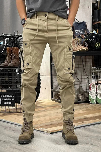 Dehnbare Sommer-Cargohose für Männer - Randy