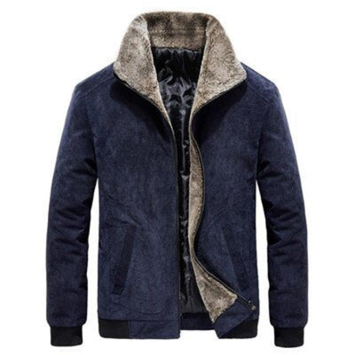 Premium-Denim-Fleecejacke für Herren - Wendro