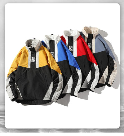 DENNIS - Retro-Farbiger Hip Hop Jacke