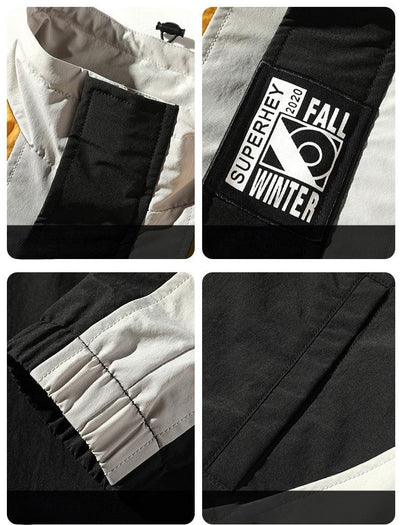 DENNIS - Retro-Farbiger Hip Hop Jacke