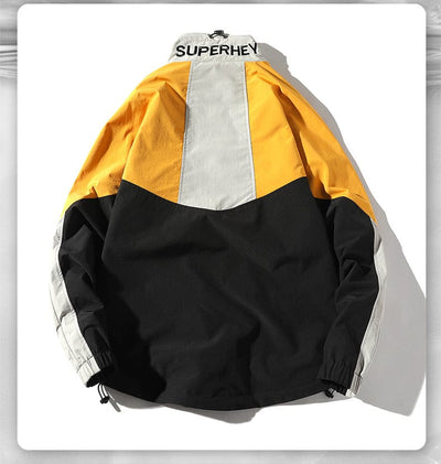 DENNIS - Retro-Farbiger Hip Hop Jacke