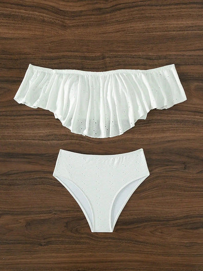 Hayley® | Off-Shoulder High Waist Badeanzug