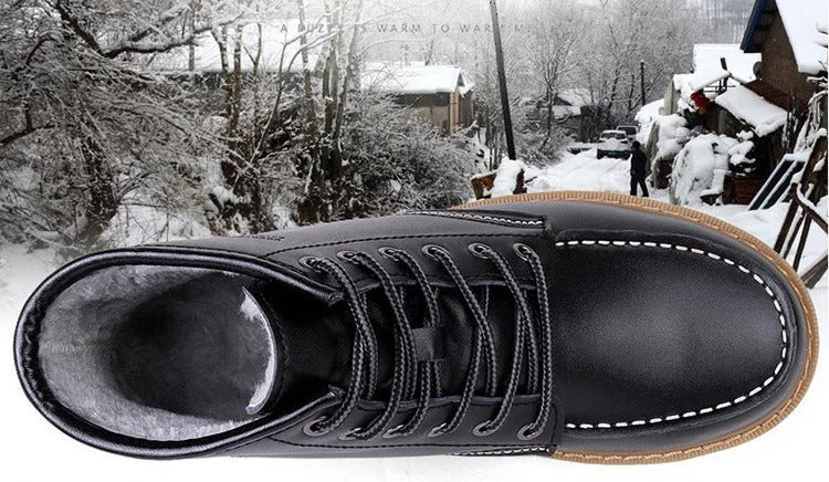 PAUL |  Stiefel mit Wollfutter +6CM +8CM +10CM