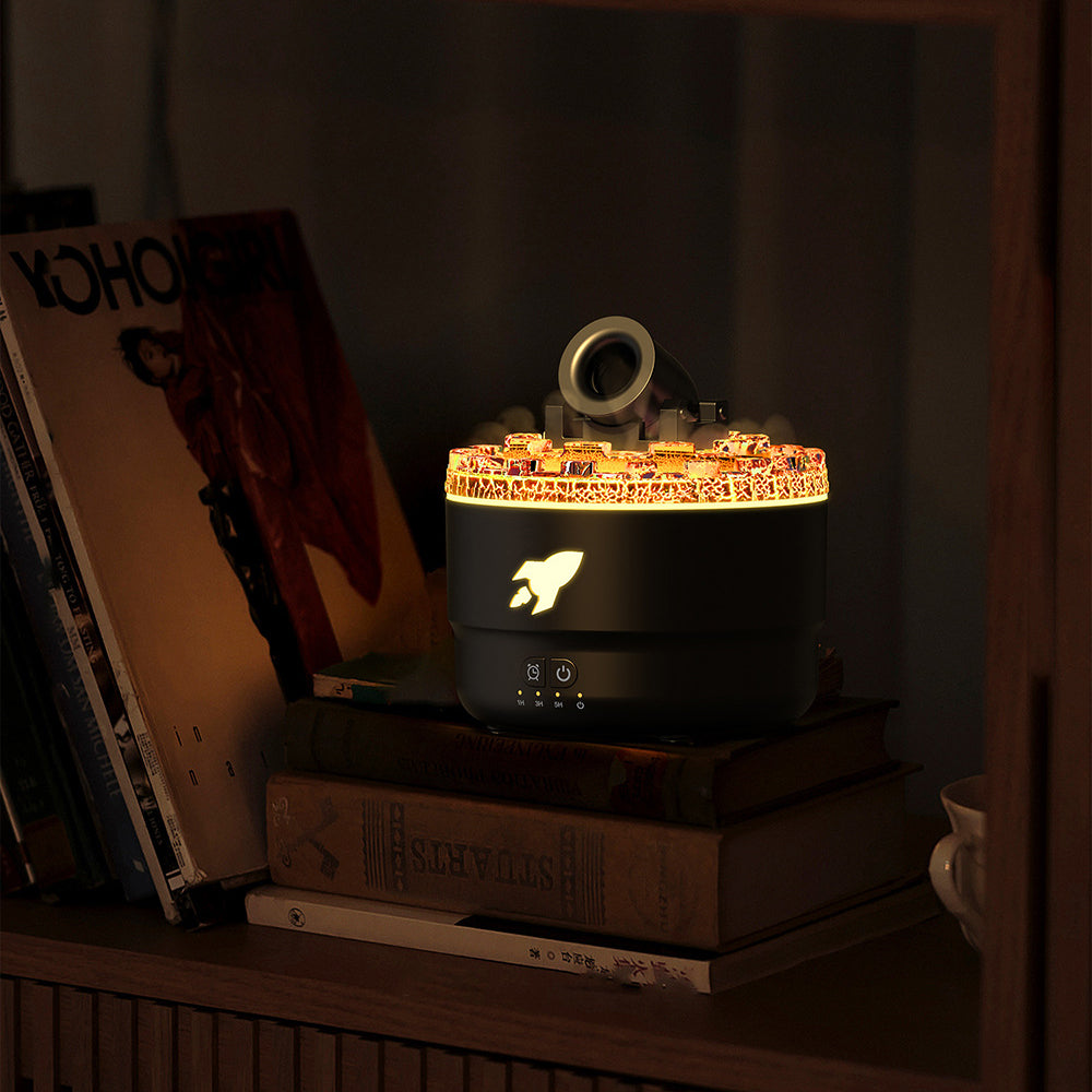 LavaLicht | Aroma Diffusor mit Nebel und Nachtlicht für entspannende Atmosphäre