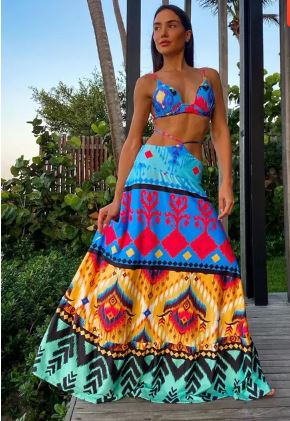 Jona® | Verführerisches Set aus BH und Rock mit offener Taille für den Strand