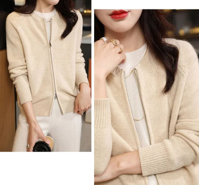 DIANA - Langärmeliger Strick-Cardigan