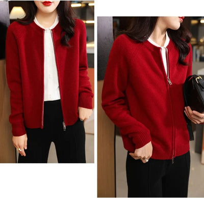 DIANA - Langärmeliger Strick-Cardigan