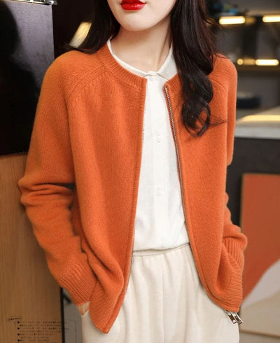 DIANA - Langärmeliger Strick-Cardigan