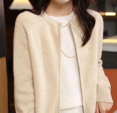 DIANA - Langärmeliger Strick-Cardigan