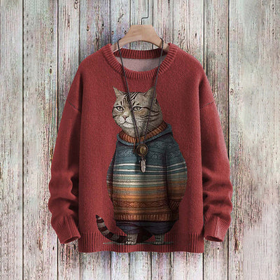 DORIS | ADVENTSPULLOVER mit festlichen Motiven und weichem Stoff