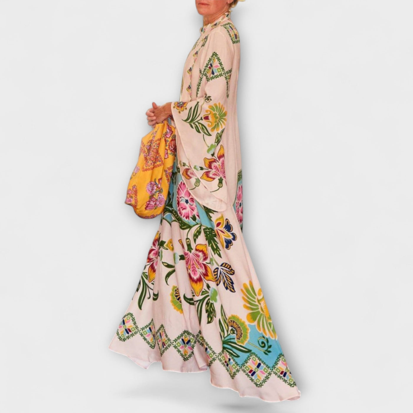 Alviana – Weites Maxikleid mit Blumenprint