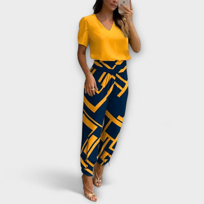 Irmelin – Elegantes Set Mit Oberteil Und Hose