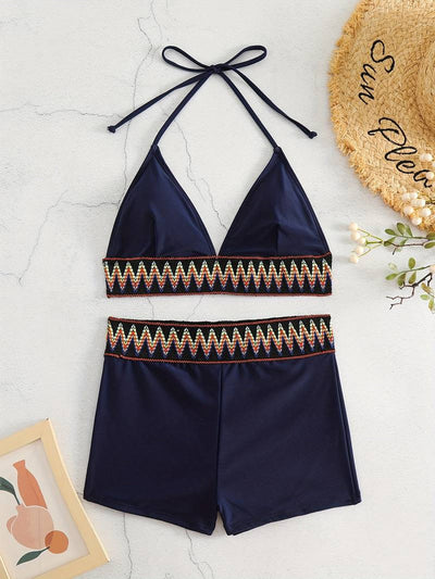 Katherine® | Stylischer Bikini mit kurzer Badehose