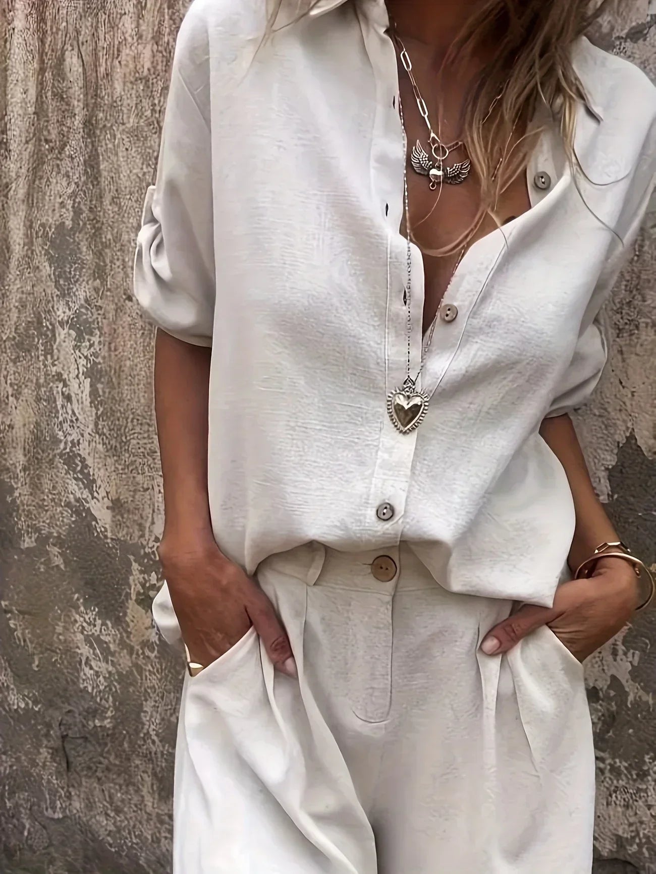 Arampatzi – Stilvolles Zweiteiliges Sommer Set