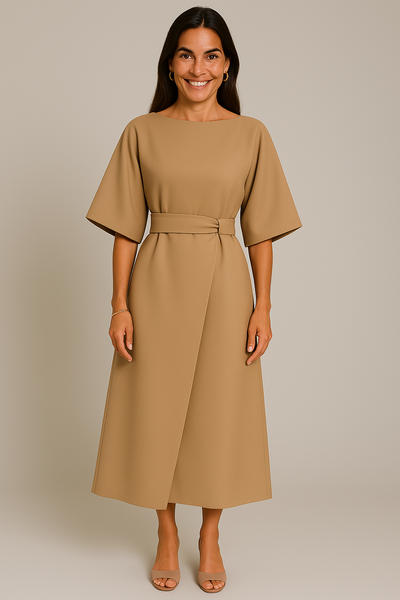 Watson™ - Zeitloser Maxi mit Laternenärmeln