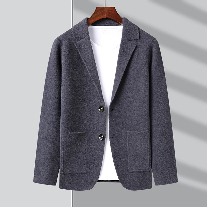 Klassische Blazer-Strickjacke für Männer - Amos