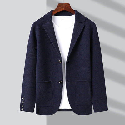 Klassische Blazer-Strickjacke für Männer - Amos