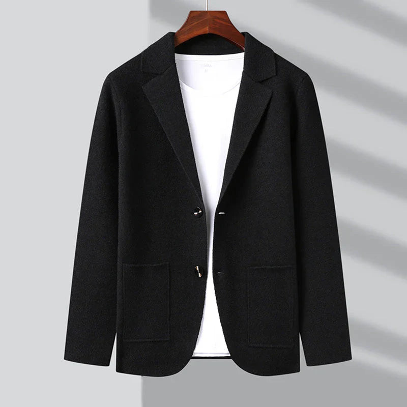 Klassische Blazer-Strickjacke für Männer - Amos