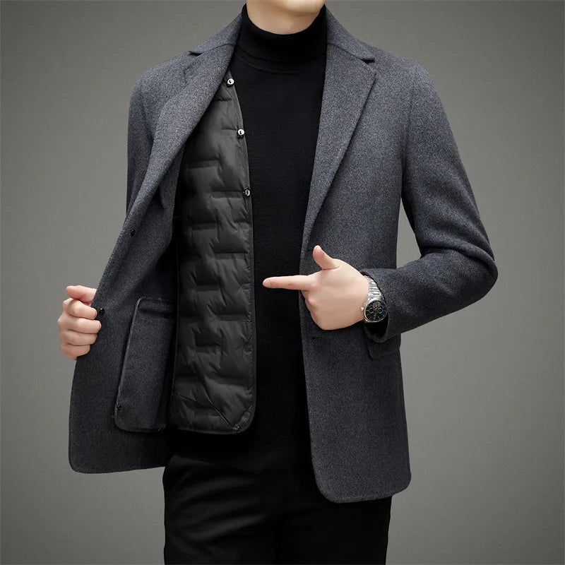 Eleganter schicker Wollmantel - Marcel