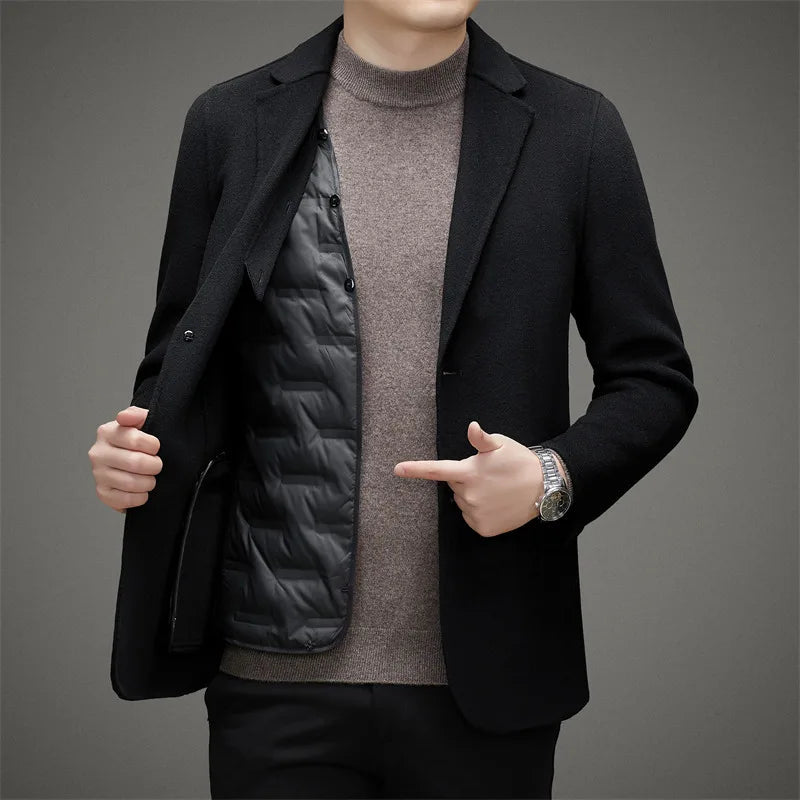 Eleganter schicker Wollmantel - Marcel