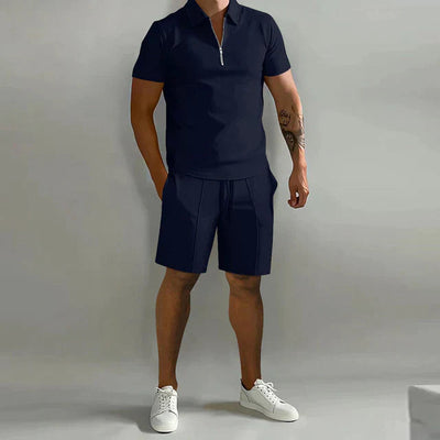Elegantes Sommer-Polo und Shorts-Set für Herren - Kilian