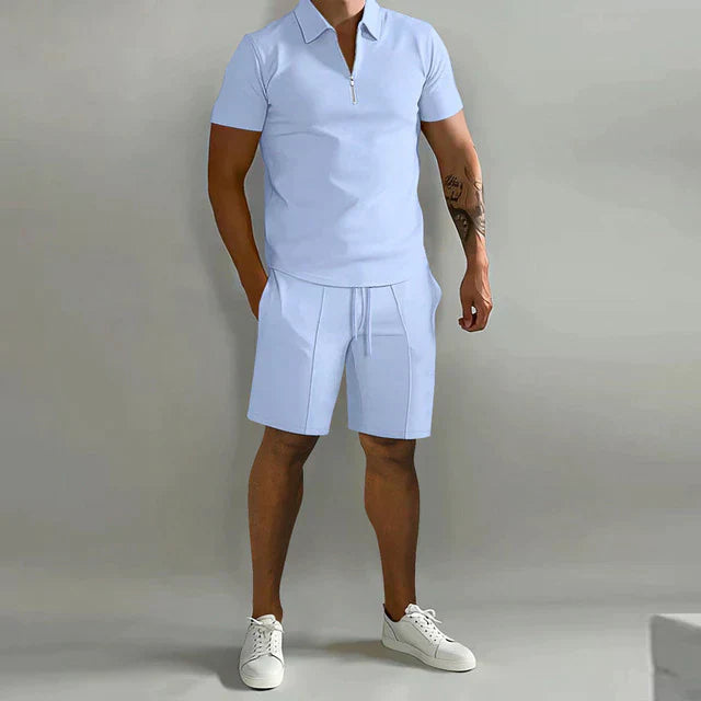Elegantes Sommer-Polo und Shorts-Set für Herren - Kilian