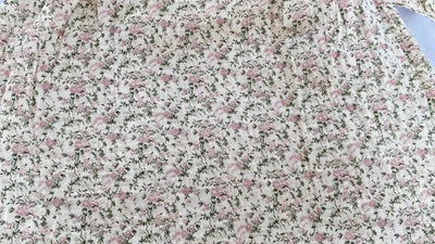 ELISE - Schulterfreies Kleid mit Blumenmuster