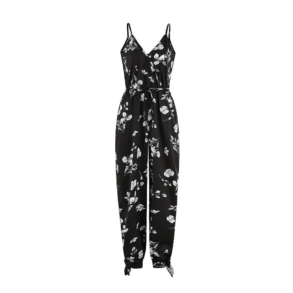 ELISHA - Jumpsuit mit Blumenmuster und hoher Taille