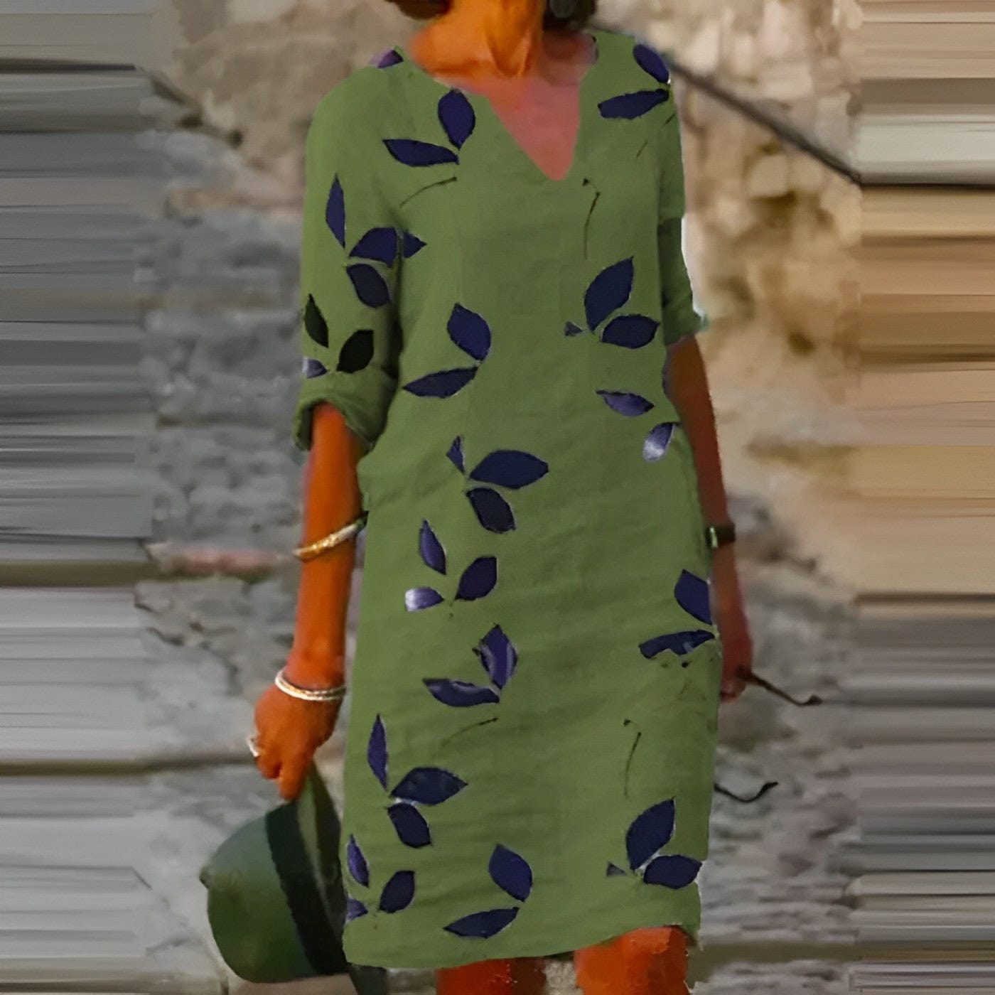 Elle&Vire - Einzigartiges Kleid mit Blumenmuster