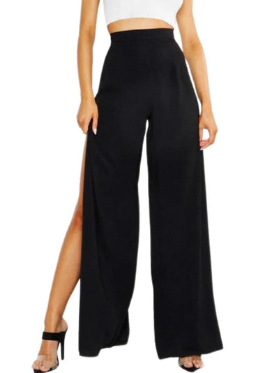 ELOISA - Elegante Hose mit weitem Bein und Schlitz