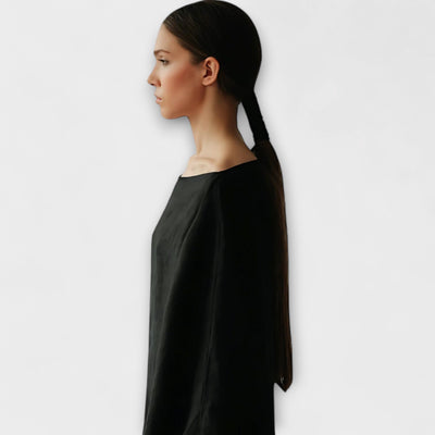 Talina – Kimono-inspiriertes Kleid mit Bindetail