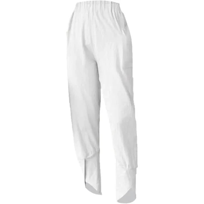 EUNICE - Damen-Hose mit unregelmäßigen Manschetten