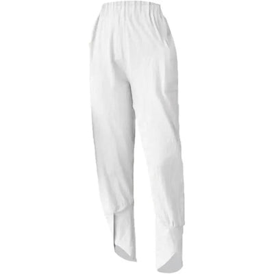 EUNICE - Damen-Hose mit unregelmäßigen Manschetten