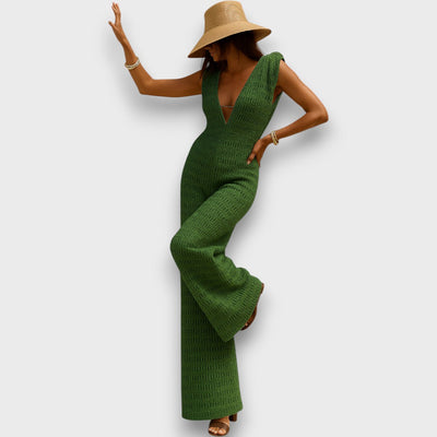 Isaline – Sommer-Jumpsuit mit Makramee-Details