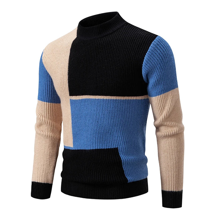 Bunter Rollkragenpullover für Männer - Ricardo