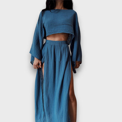 Elise – Lockeres Leinen-Set