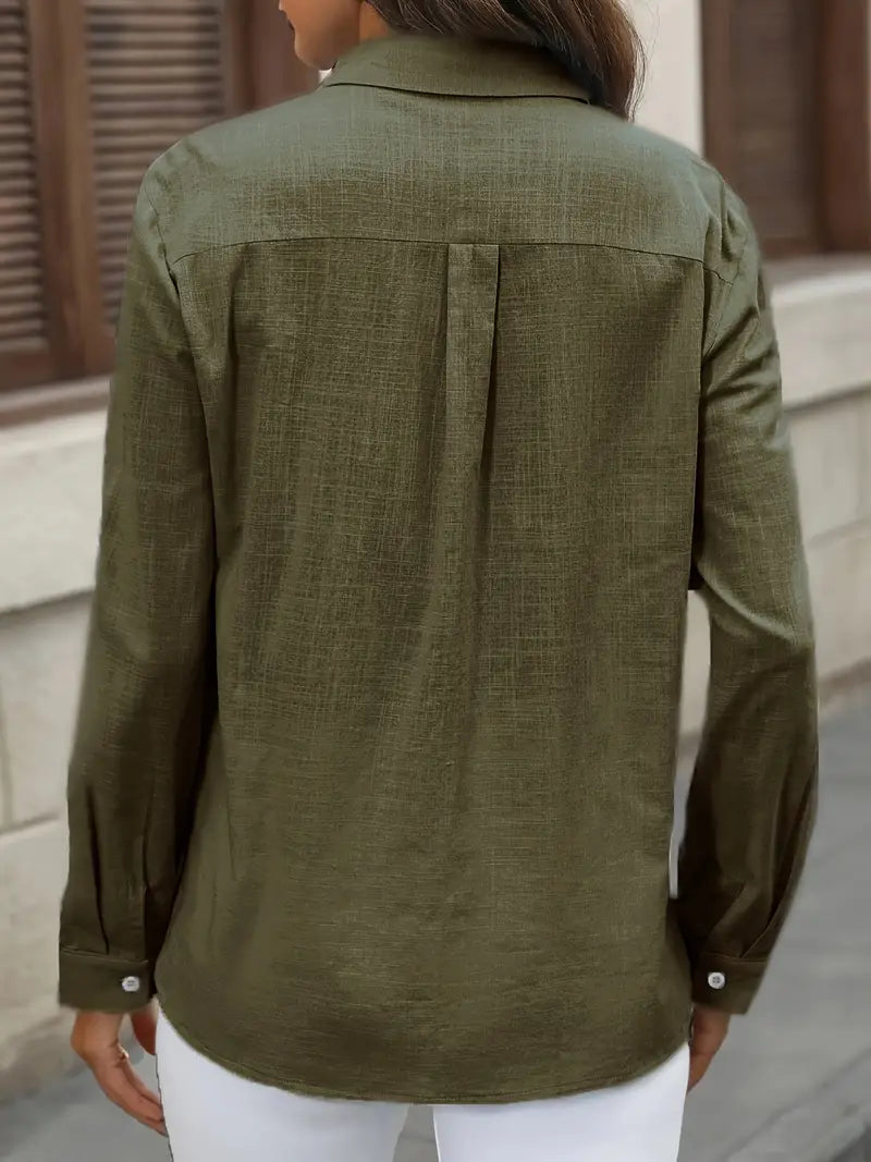 Athena - Baumwollhemd Mit Fronttaschen