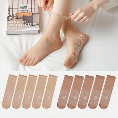 Lily - Rutschfeste Baumwollsocken für Damen