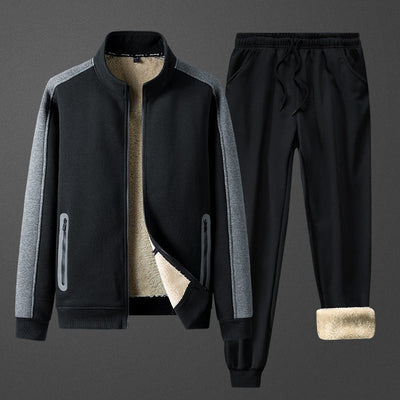 Herren Fleece Jacke & Hose Lounge Set - Gerrit