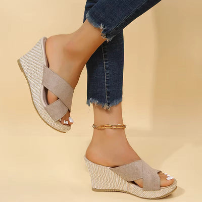 Almina ™- Komfort Wedge Sandalen