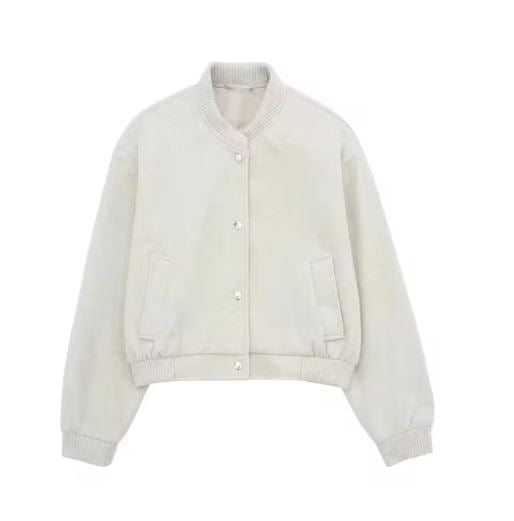 FRANCHESKA - Kurze Vintage-Bomberjacke