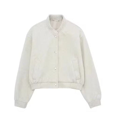 FRANCHESKA - Kurze Vintage-Bomberjacke