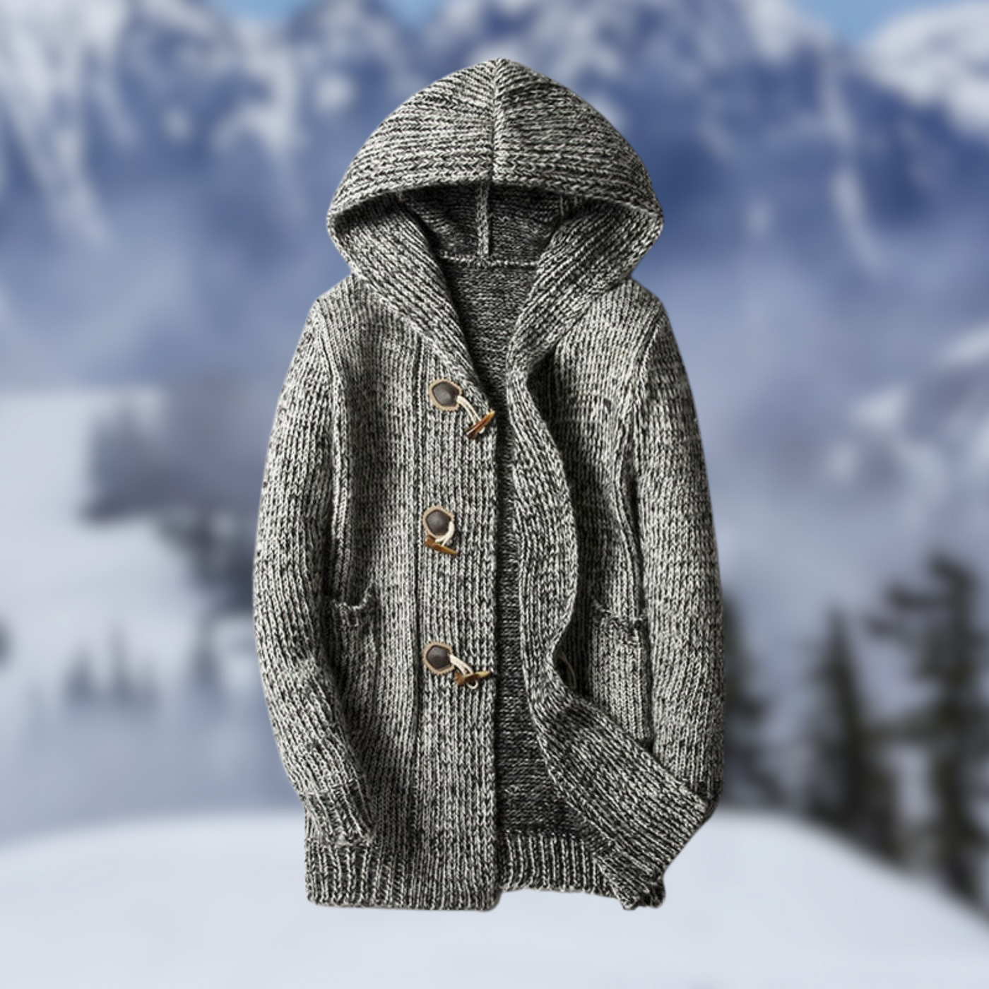 Gemütliche Winterstrickjacke für Männer - Oscar