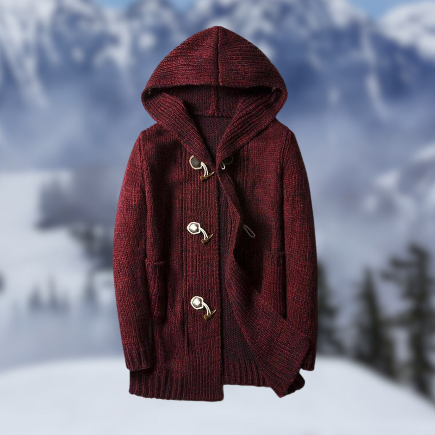Gemütliche Winterstrickjacke für Männer - Oscar