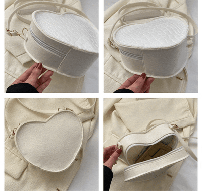 GIA - Umhängetasche mit Herzdesign