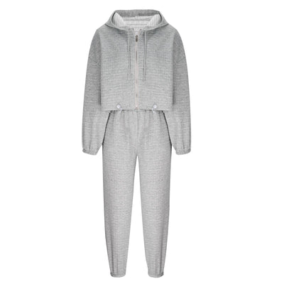 GIGI - Kapuzenmantel und lange Hose Set