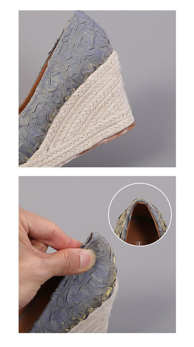 GUADA - Spitzes, flaches Wedge-Heel 2024